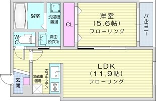 すすきの駅 徒歩9分 3階の物件間取画像